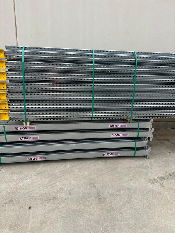 Pack of 34 - Dexion - Speedlock SK8 - Galvanized Pallet Racking Beam - 2600mm x 100mm